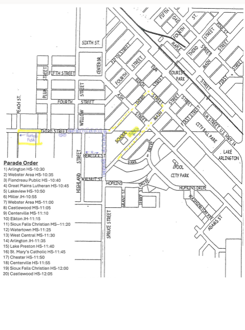 Map/Schedule Arlington