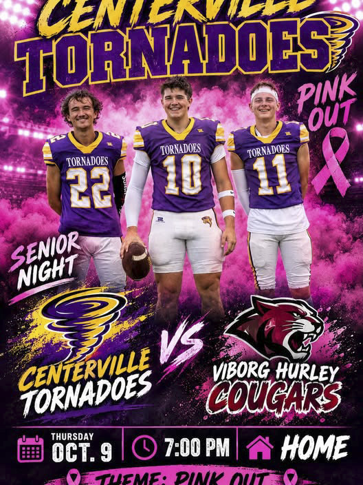 Centerville vs Viborg-Hurley Football