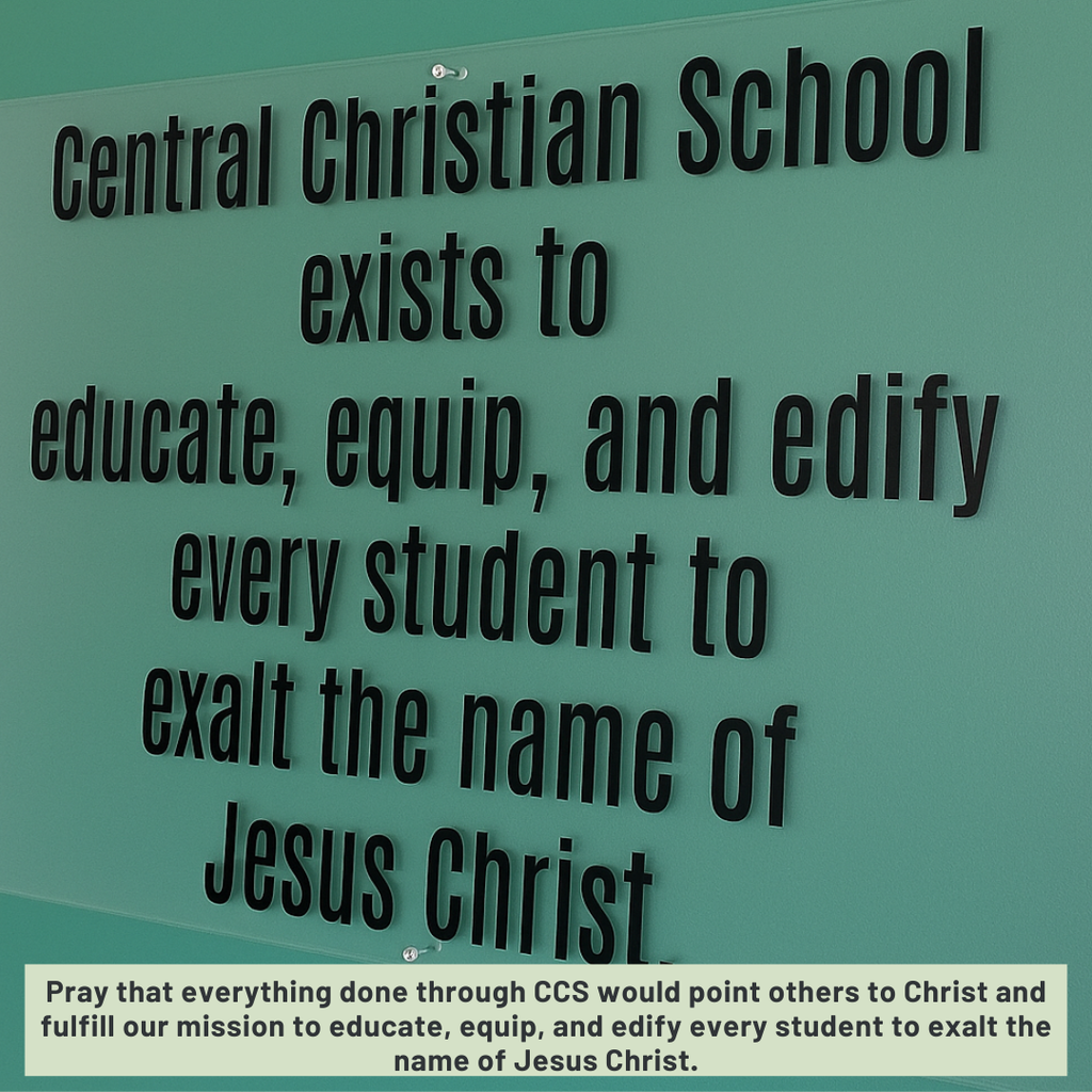 Pray for our mission to be spread.