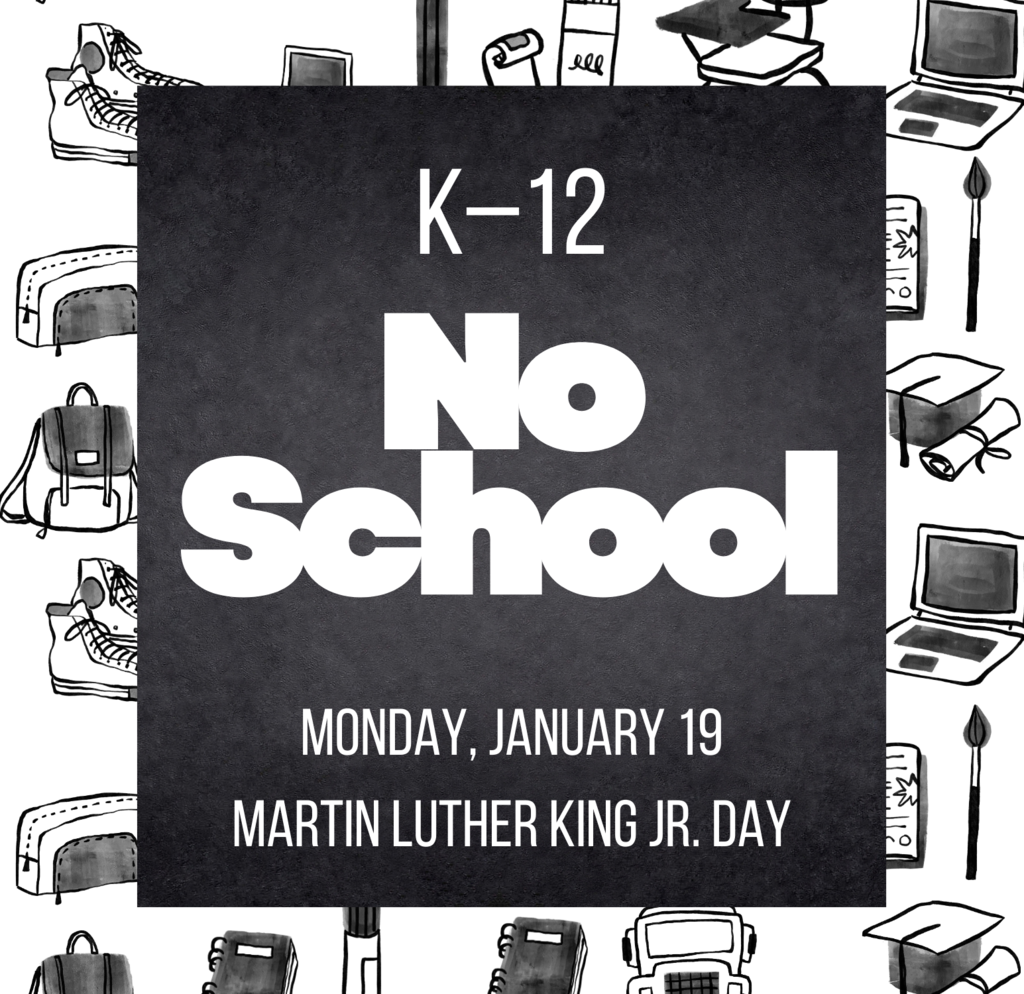 Back to School Flyer in Black and White Doodle Style