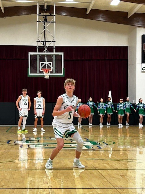 Cal shoots a free throw