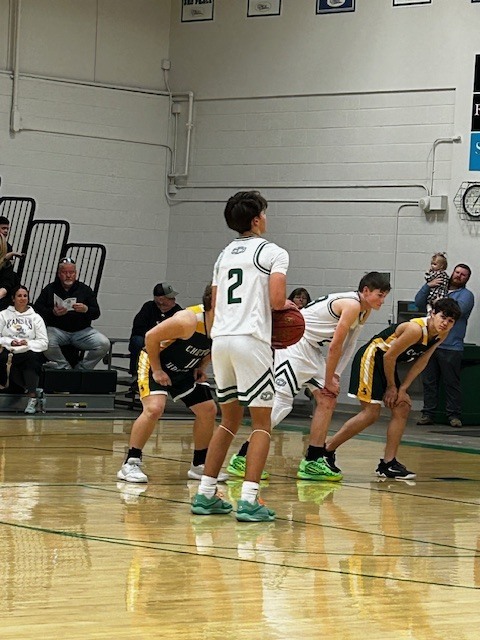 Tyler shoots a free throw