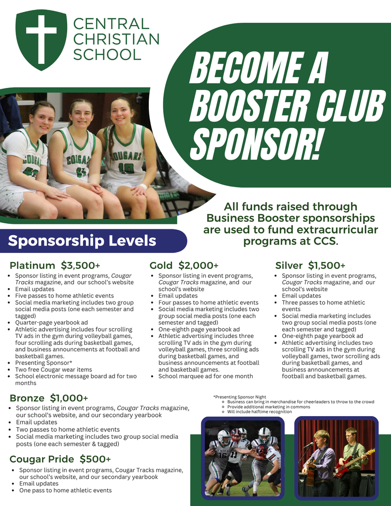 Booster Club Sponsorship