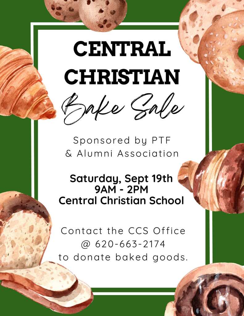 PTF Bake Sale for Alumni & Friends Weekend