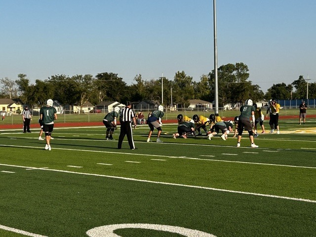Football scrimmage