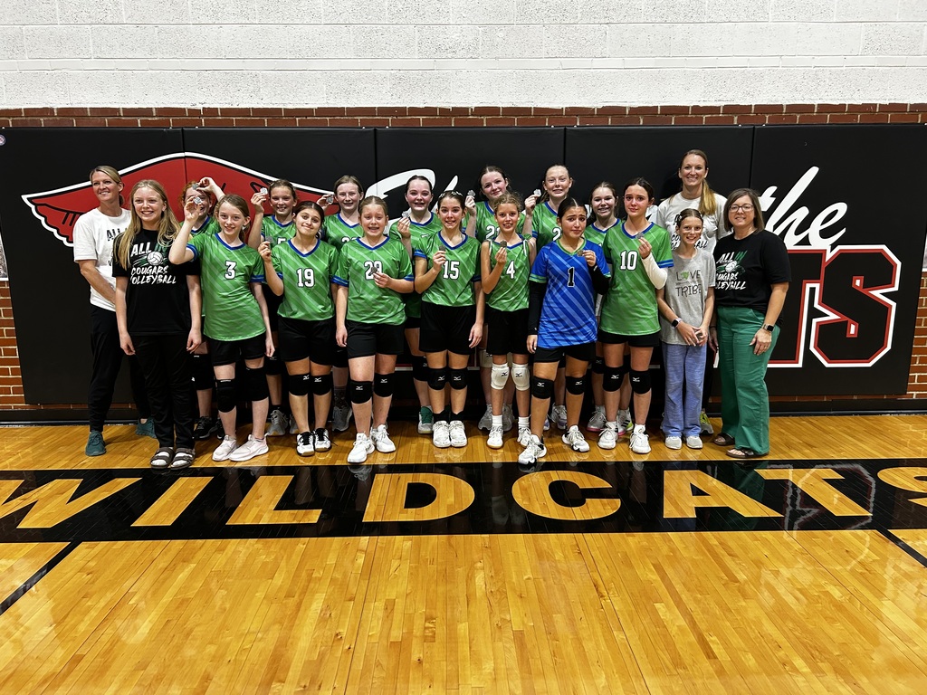 Middle school volleyball team