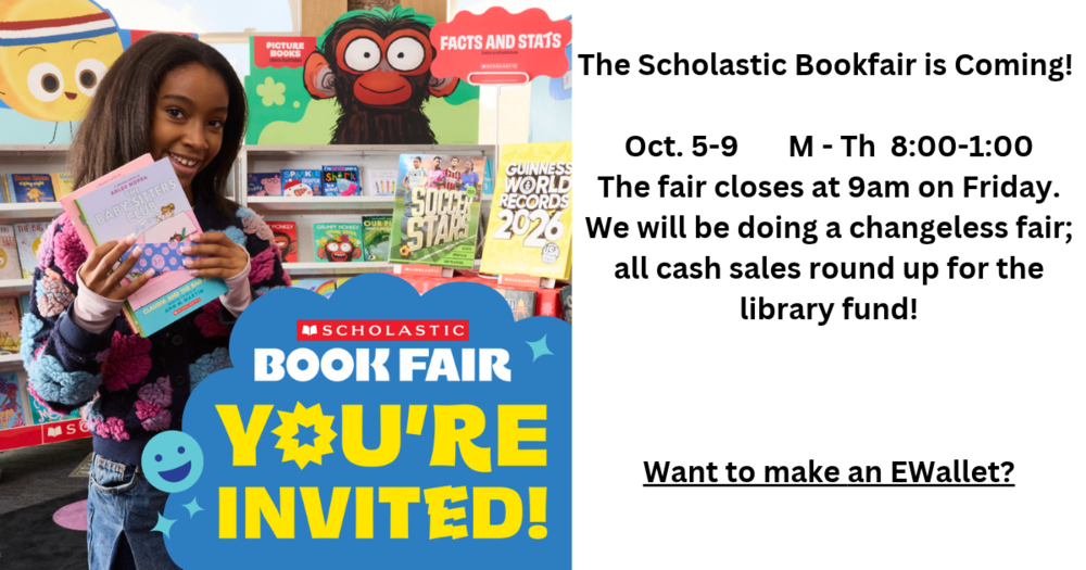 The Book Fair is Coming!