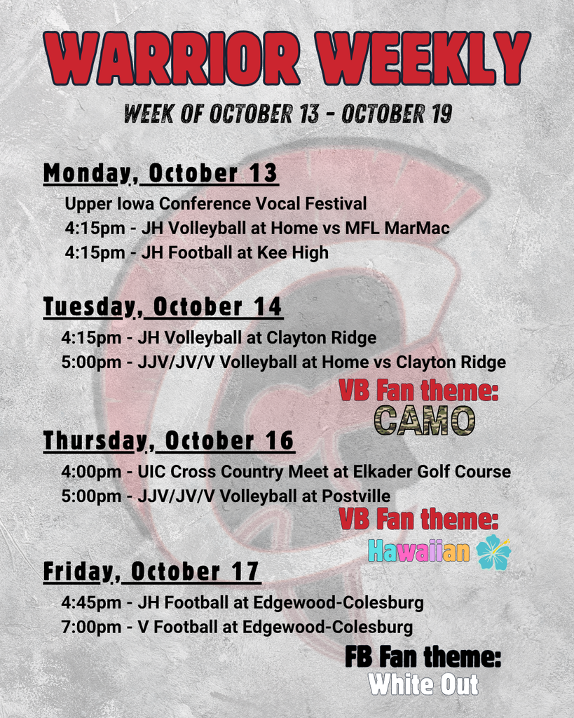 Warrior Weekly