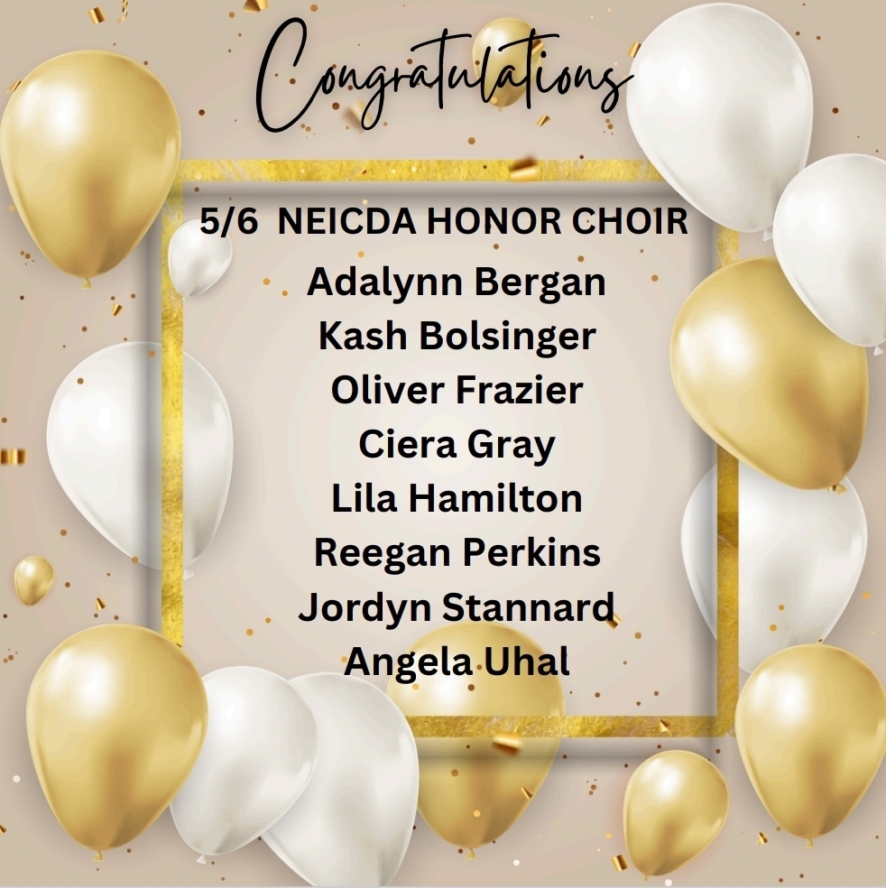 5/6 Honor Choir 2026
