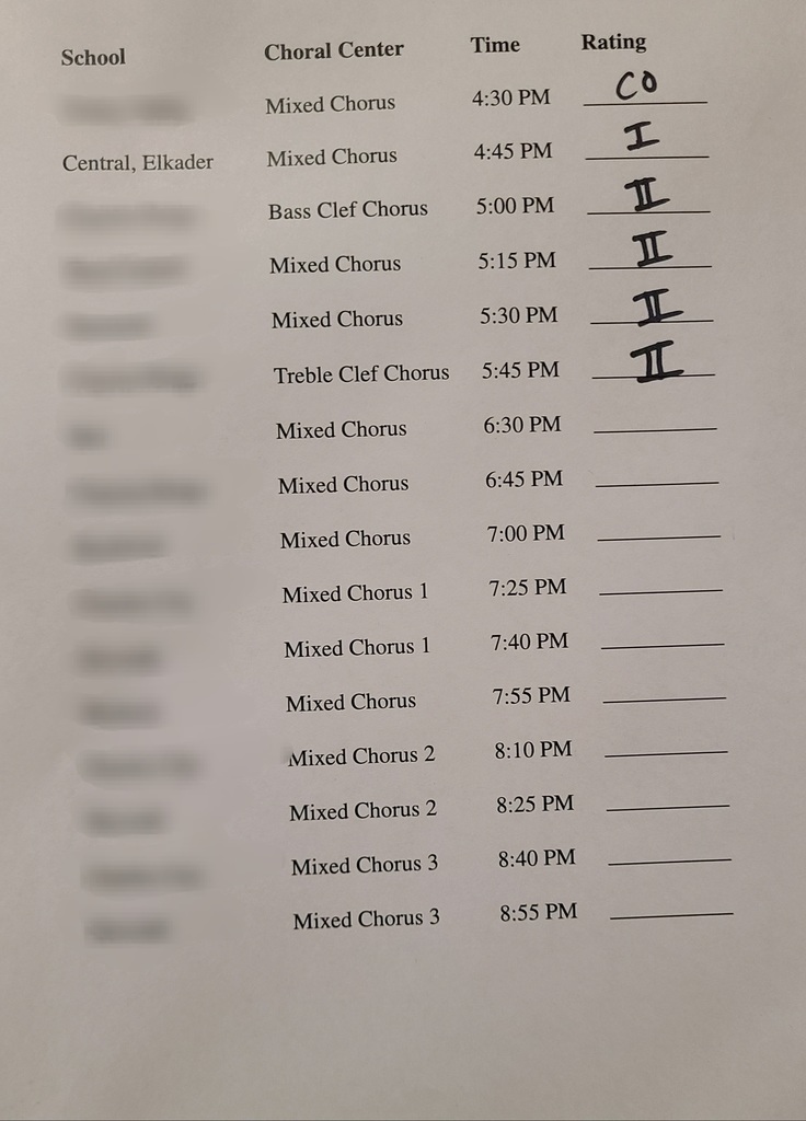 Congrats choir!
