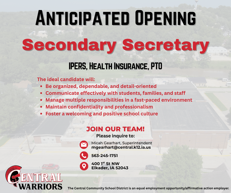 Hiring Secondary Secretary