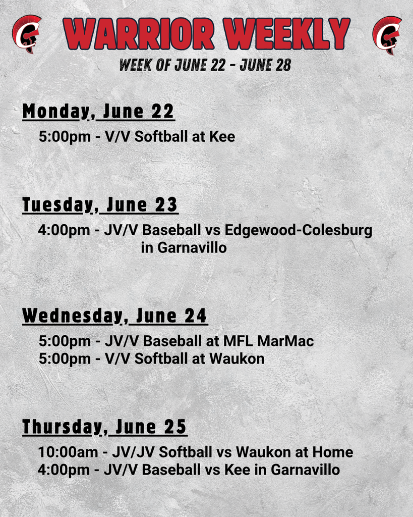 warrior weekly