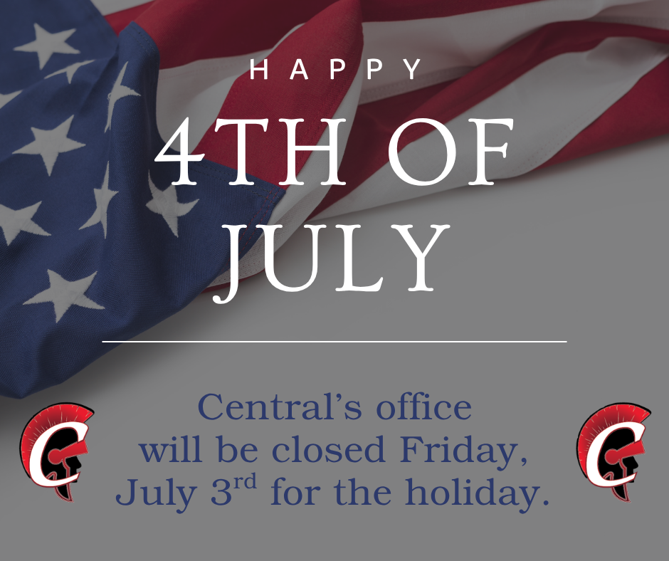 Office closed Friday July 3rd