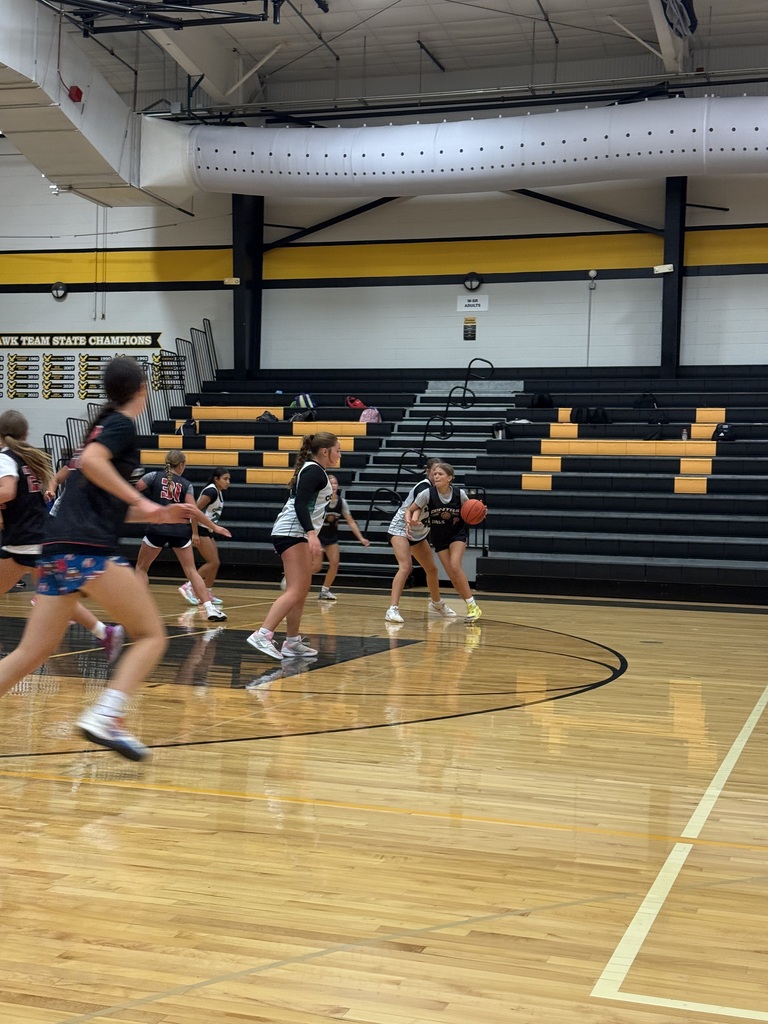 Basketball teams playing