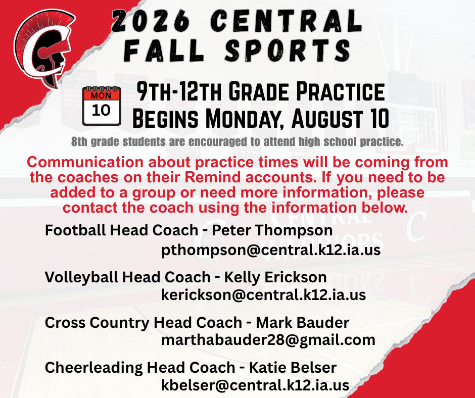 Fall sports practice