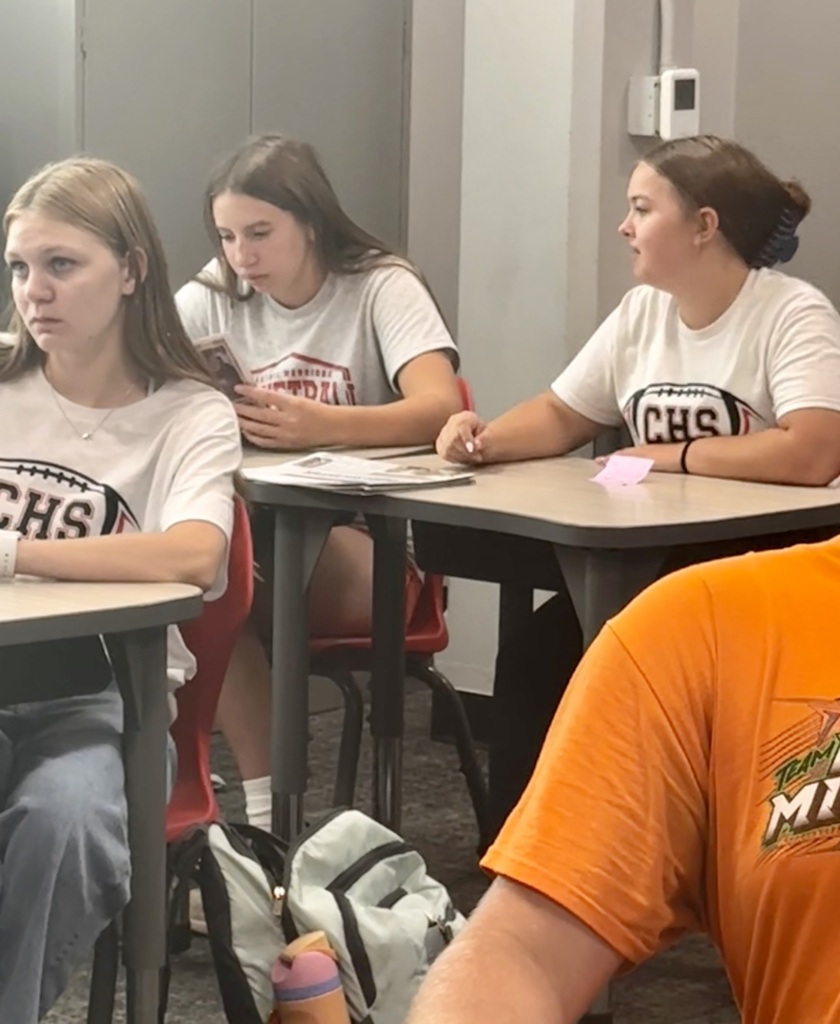 Students learning about journalism