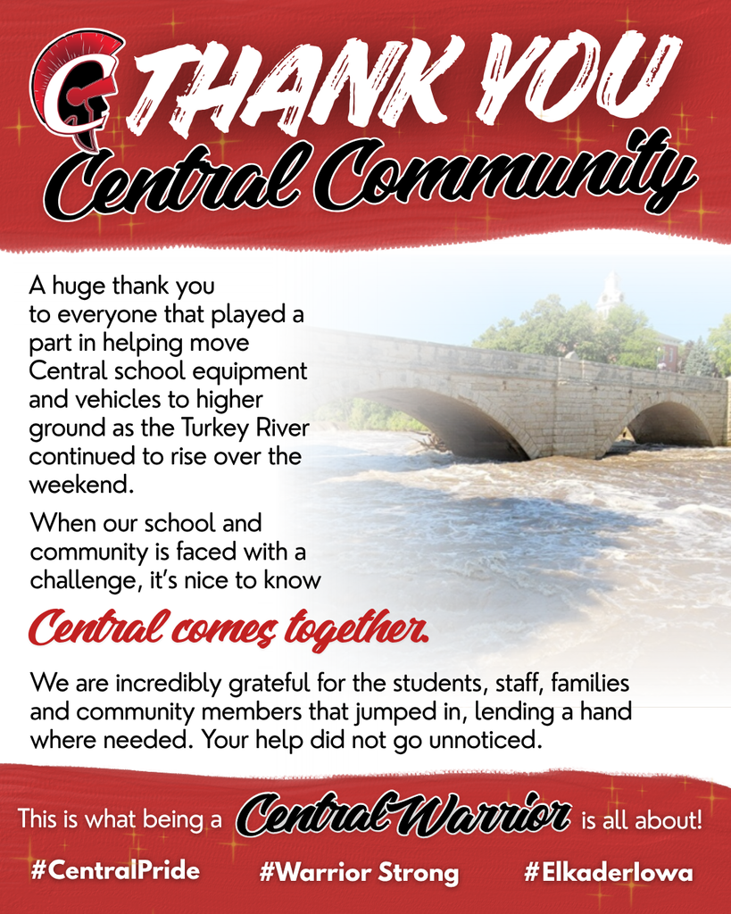 Thank you Central Community