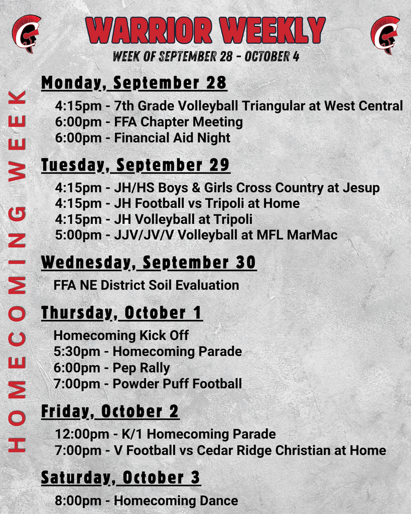 Warrior Weekly