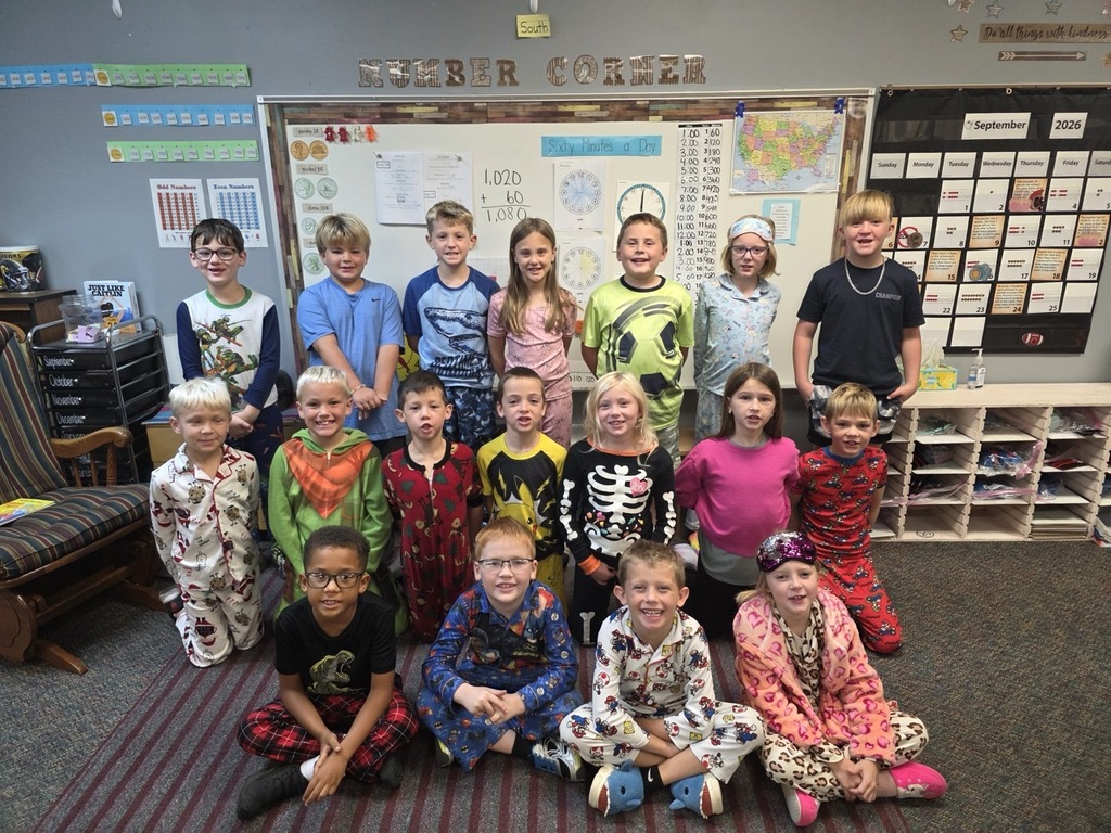 Students in the PJs