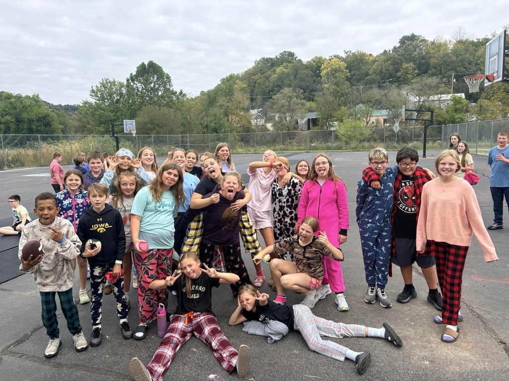 Students in the PJs