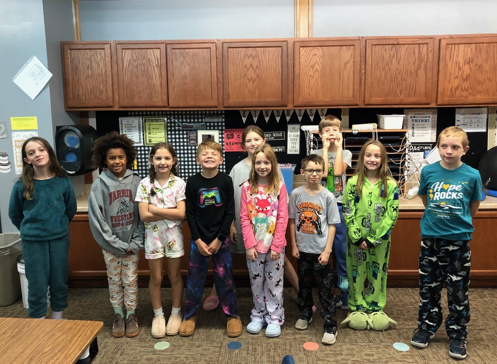 Students in the PJs