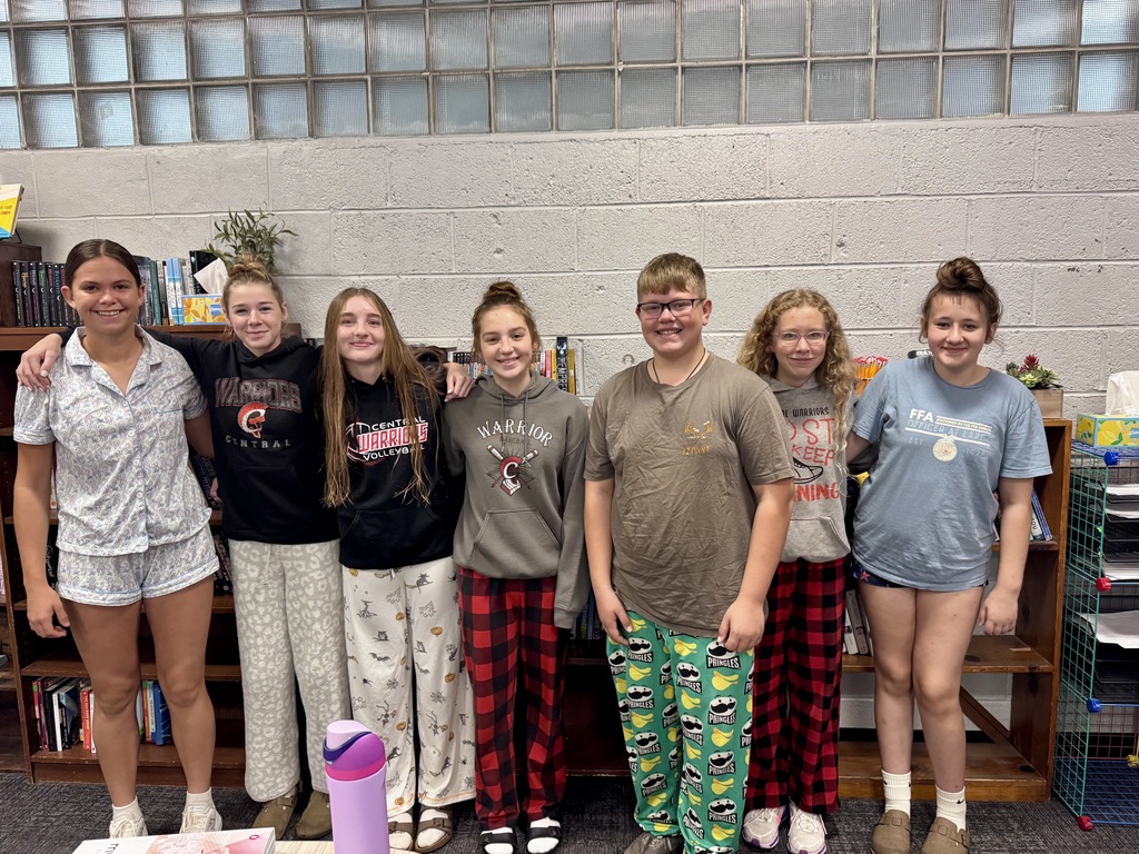 Students in the PJs