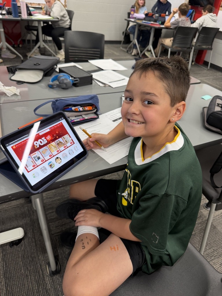 Students working with AI