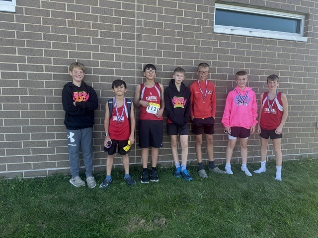 Boys Cross Country runners