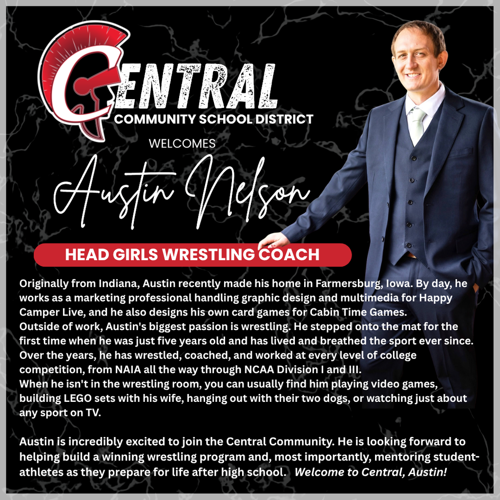 Welcome Austin Nelson!