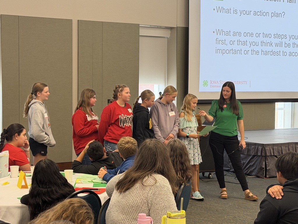 6th graders at the leadership conference