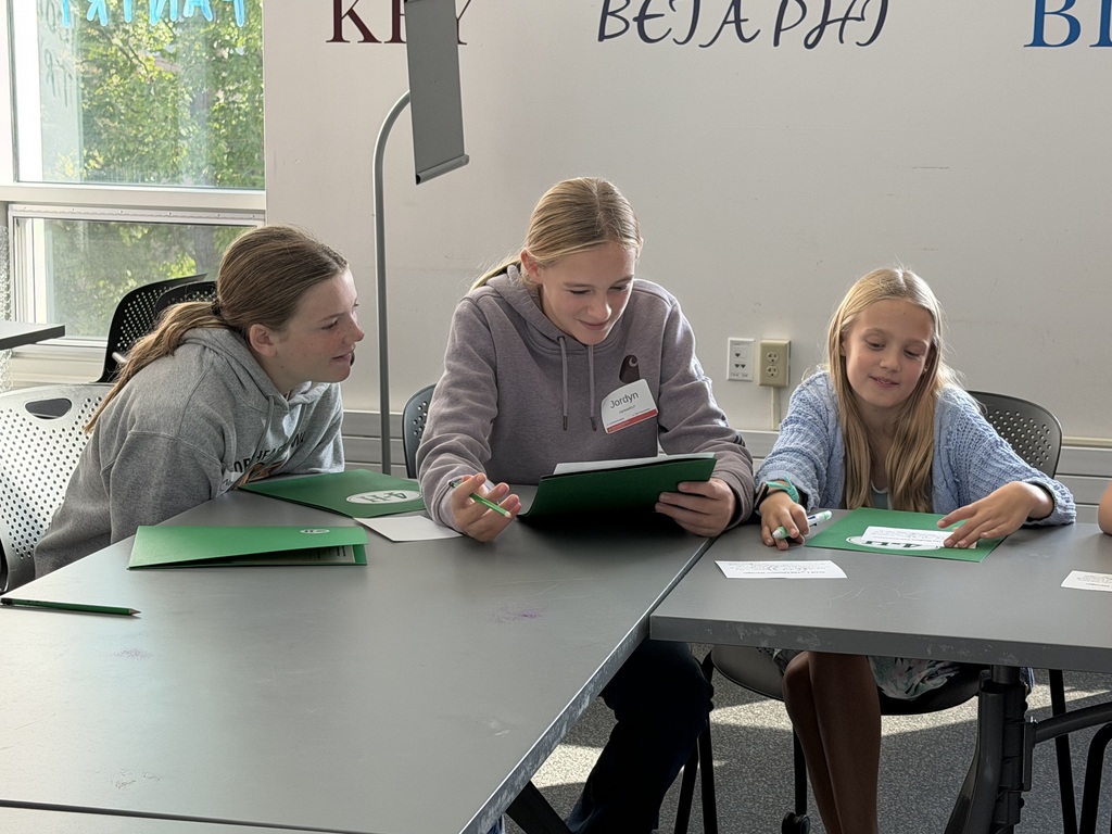 6th graders at the leadership conference