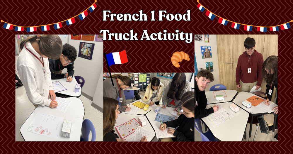 French 1 Food Truck Activity