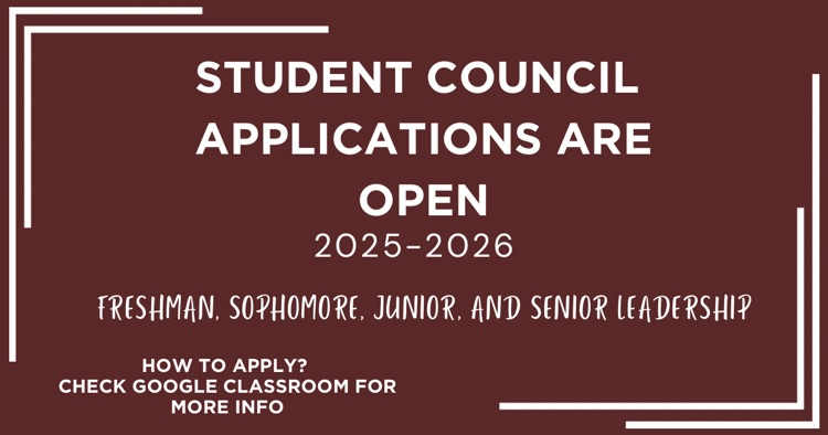 Student Council Applications