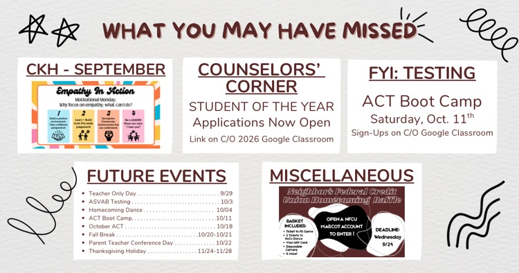 What You May Have Missed . . . 9/22