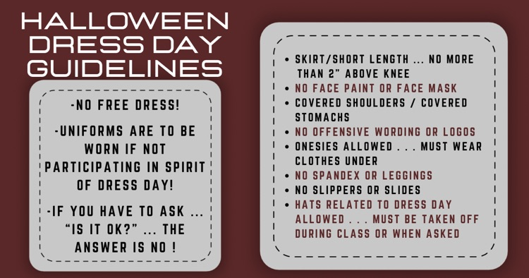 Halloween Guidelines