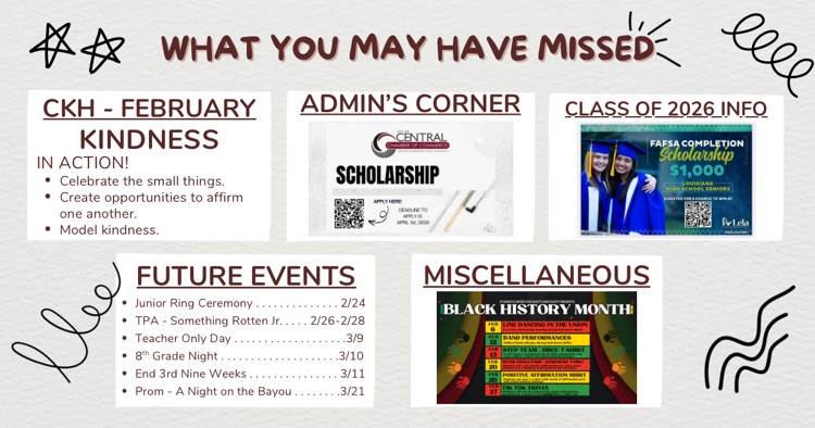 What You May Have Missed . . . 2/23