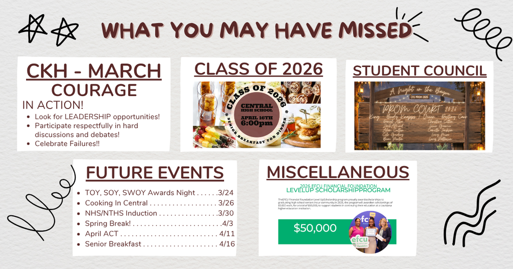 What You May Have Missed . . . 3/23