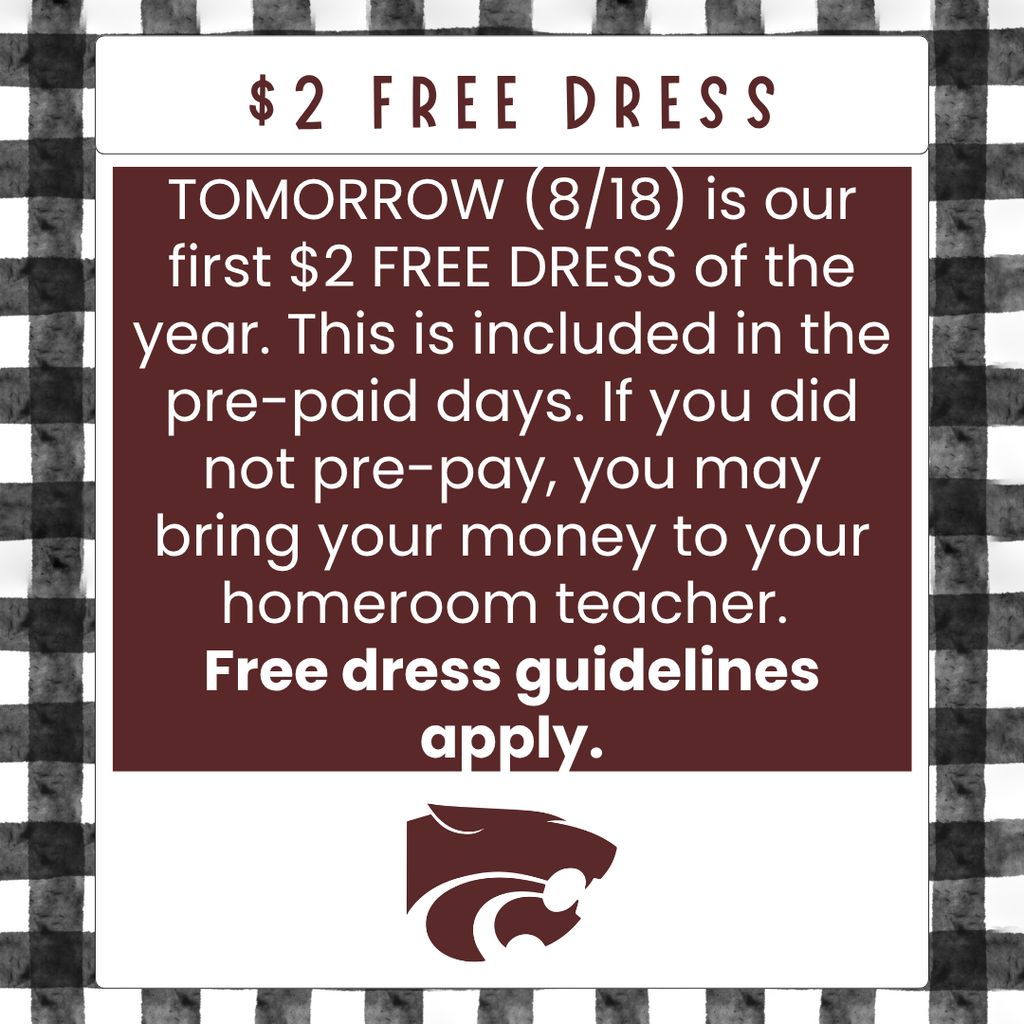 $2 Free Dress