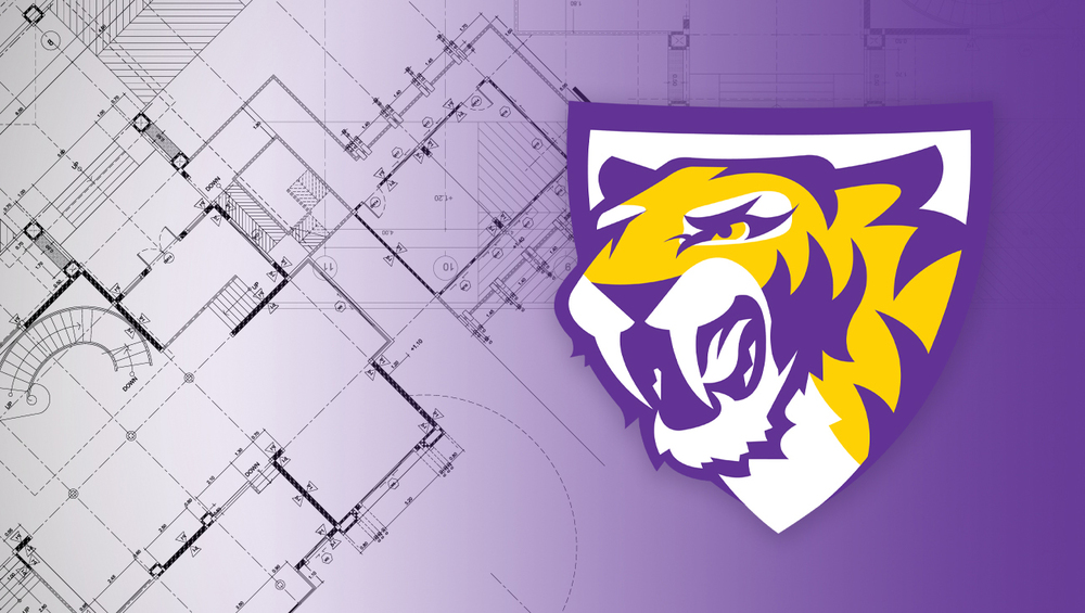 Blueprints with the Saber Logo