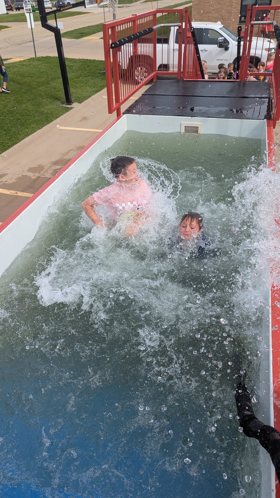 Students taking the plunge at the Cool School Polar Plunge