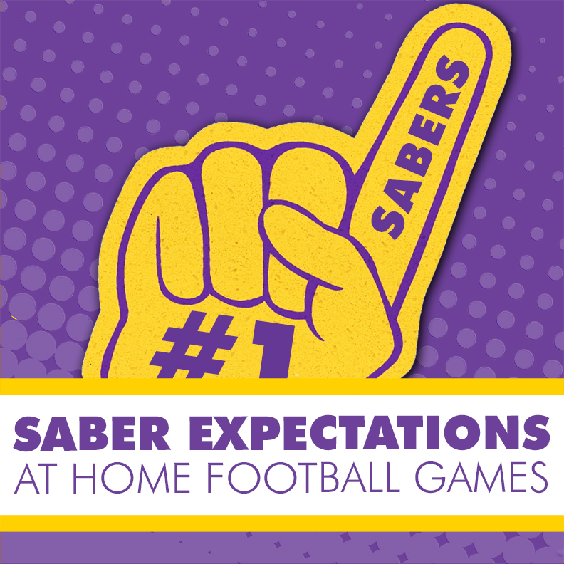 Saber foam finger