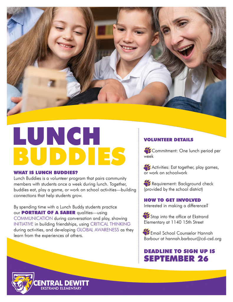 Become a Lunch Buddy!