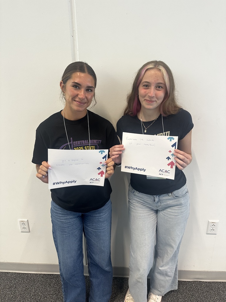 Zoey Fuglsang and Niya Miller participated in a Kirkwood training 
