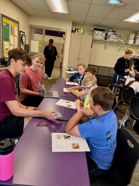 CDHS Spanish 3 & 4 students teamed up with 5th grade ELA for a special lesson on the Aztec, Inca, and Maya civilizations