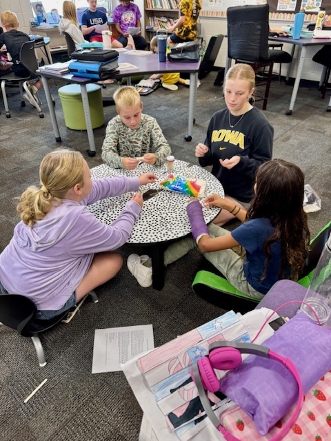 CDHS Spanish 3 & 4 students teamed up with 5th grade ELA for a special lesson on the Aztec, Inca, and Maya civilizations