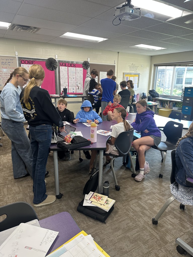 CDHS Spanish 3 & 4 students teamed up with 5th grade ELA for a special lesson on the Aztec, Inca, and Maya civilizations