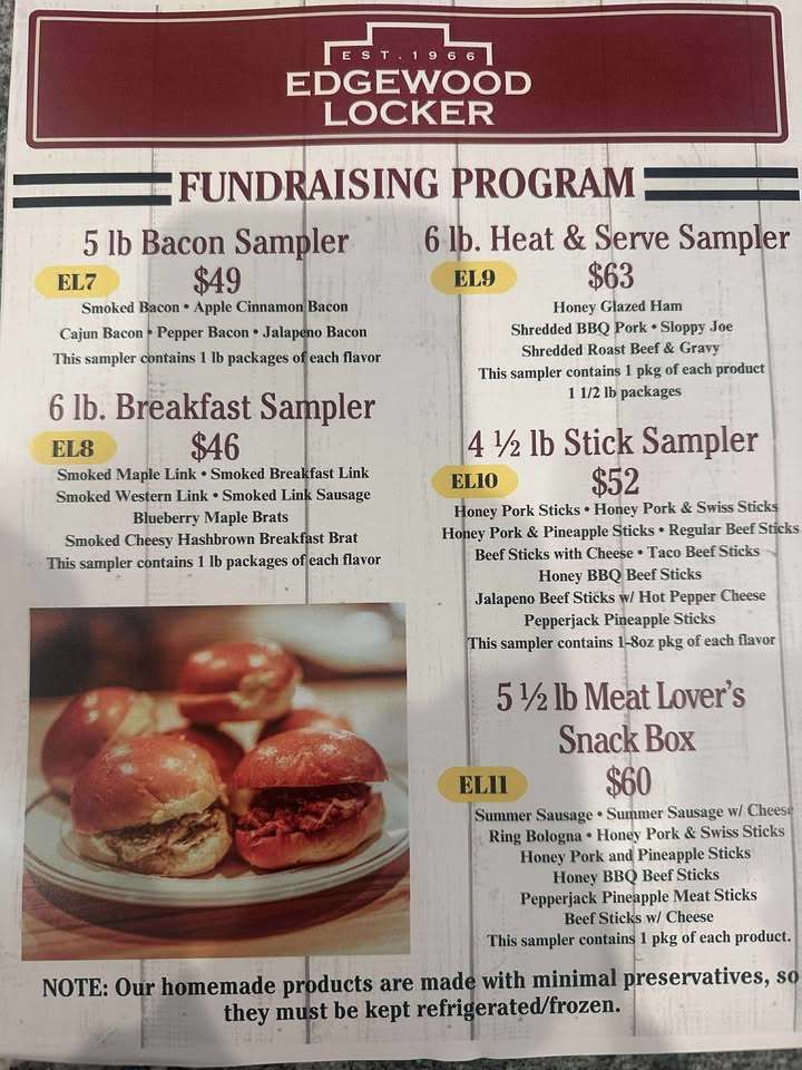 After Prom Edgewood Locker Fundraiser