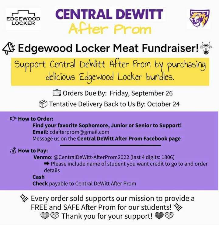 After Prom Edgewood Locker Fundraiser