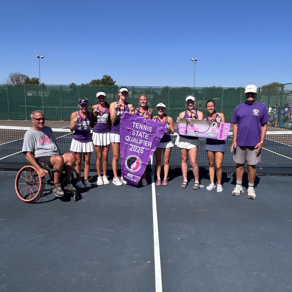 Saber Girls Tennis Team and coaches