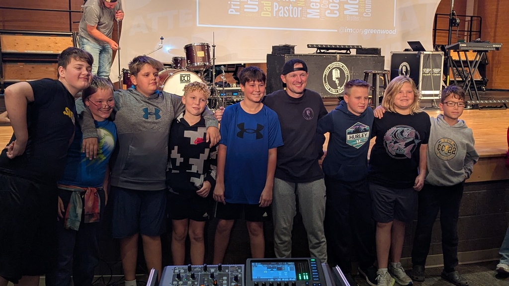 CDIS students with Motivational Speaker Cory Greenwood